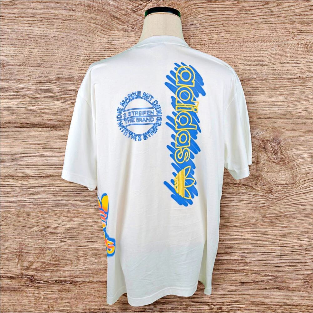 Adidas Die Market Mit Den 3 Streifen The Brand Graphic T Shirt XL Streetwear - Picture 3 of 7